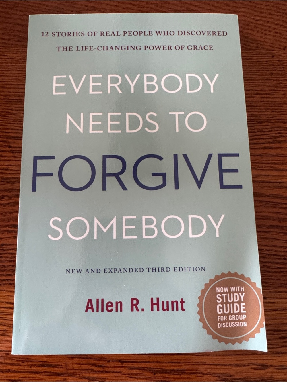 Everybody Needs to Forgive Somebody - Light Blue Cover
